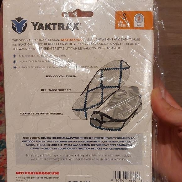 Size Small NWT Yaktrax Walk Traction Device - Picture 2 of 3